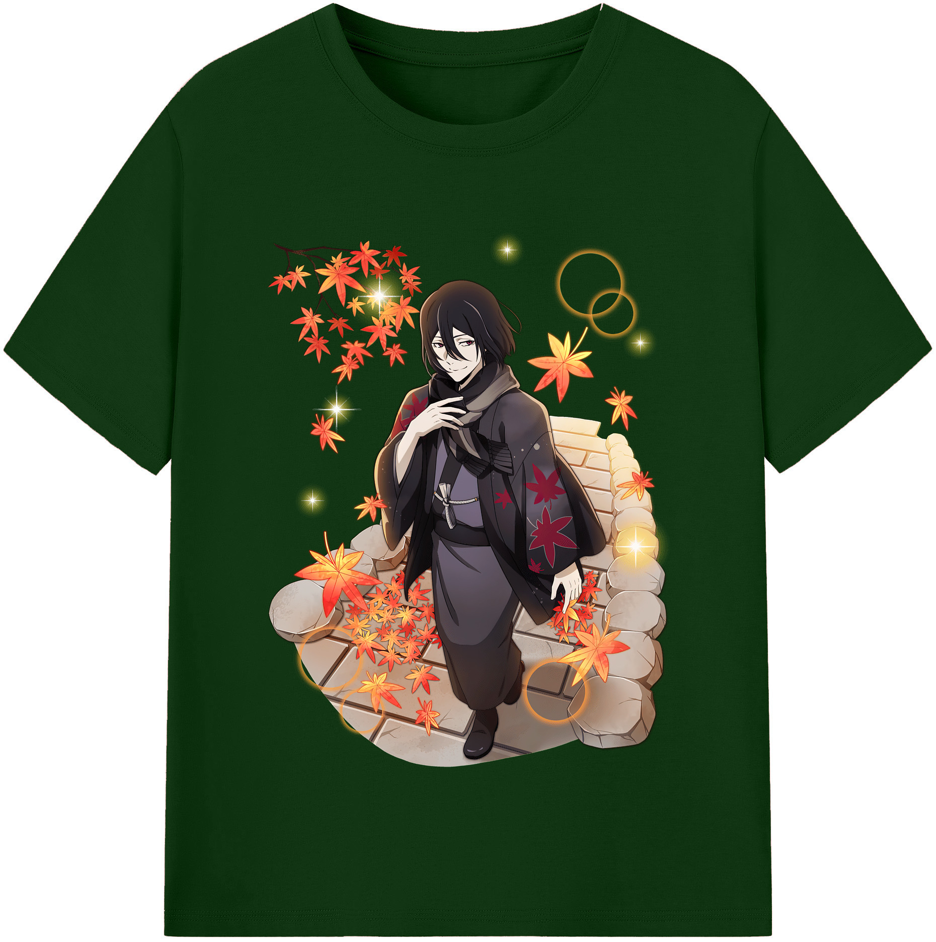 （画像用） 文豪ストレイドッグス Bungo Stray Dogs 綿100％半袖Tシャツ（フロントプリント）